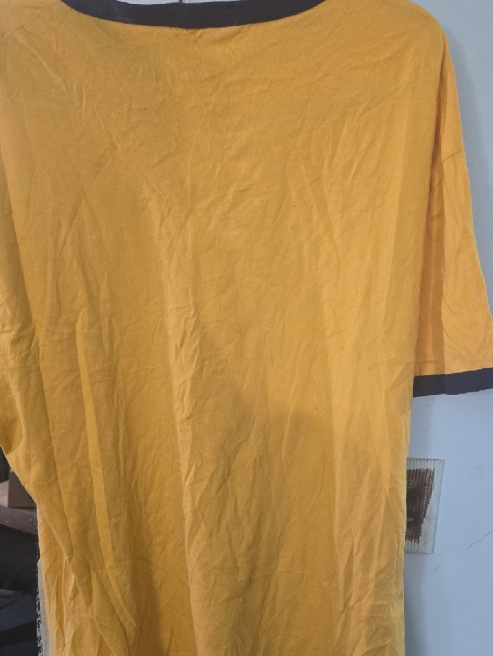 Yellow Graphic Short-Sleeve Men's Shirt - Picture 6 of 7